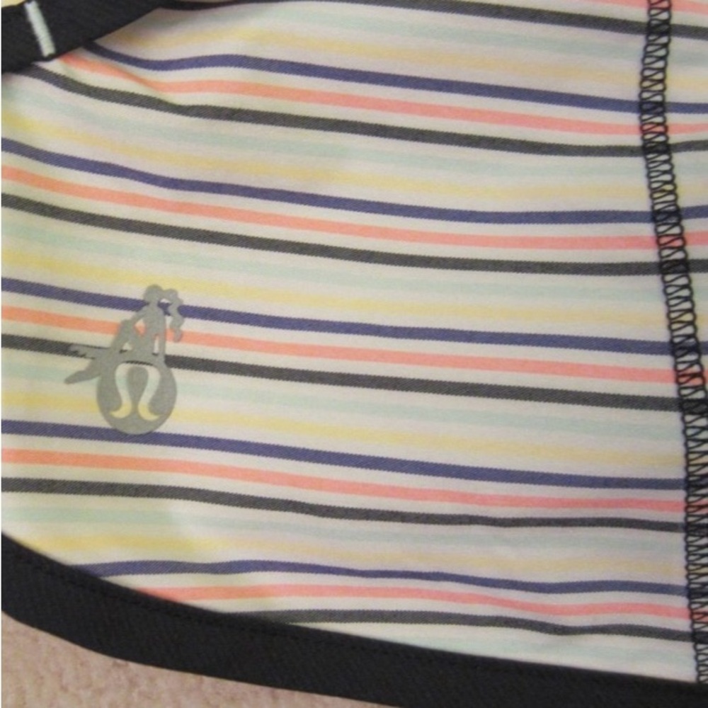 Lululemon RARE  SeaWheeze Australia Mountie Stripe Speed Short Size 6